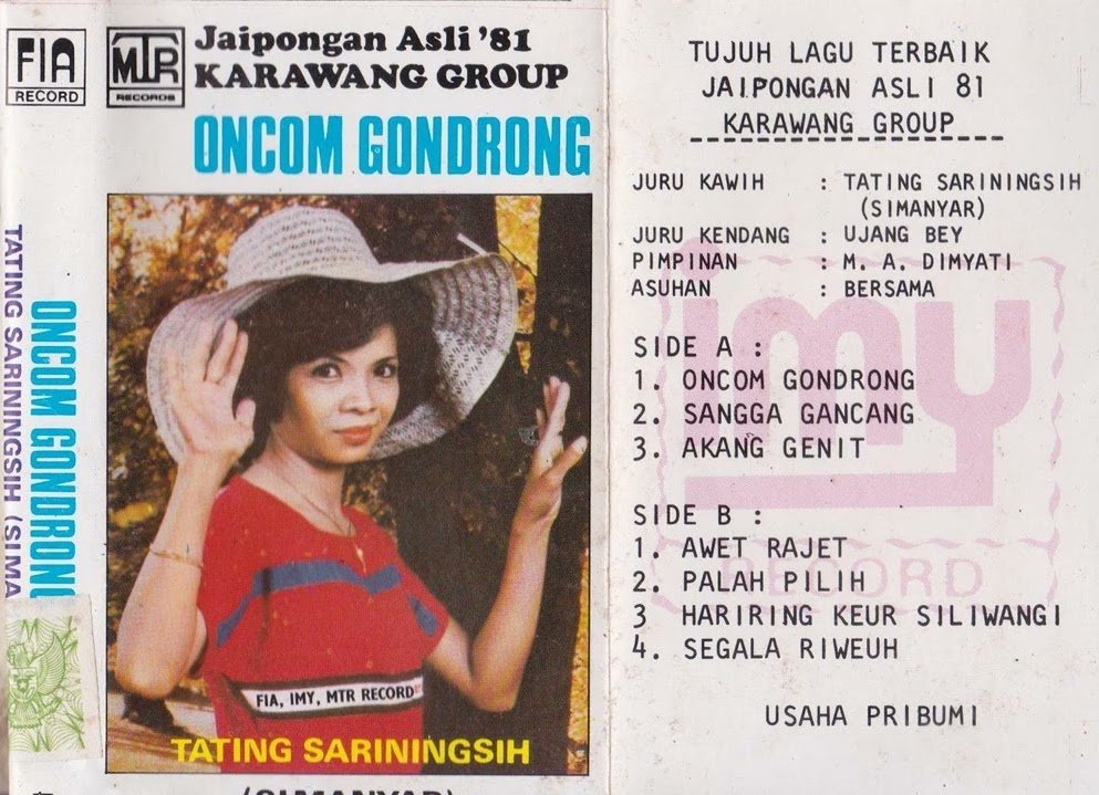Ibu Tating Sariningsih: pesinden di Balik lagu “Oncom Gondrong” yang Terlupakan
